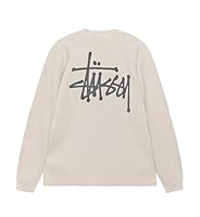 Amazon | [ステューシー] ベーシックロゴ サーマル長袖Tシャツ 1140356